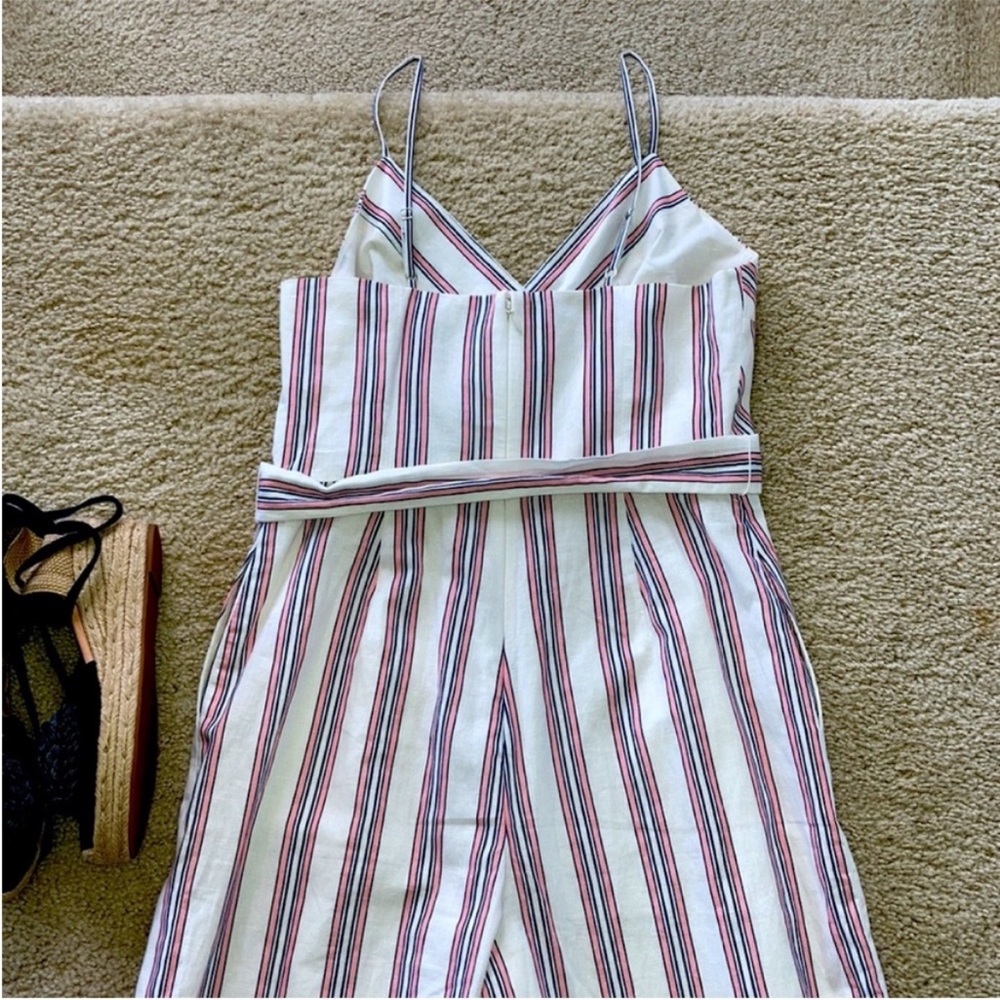Banana Republic Linen-Cotton Cropped Jumpsuit - Picture 8 of 9